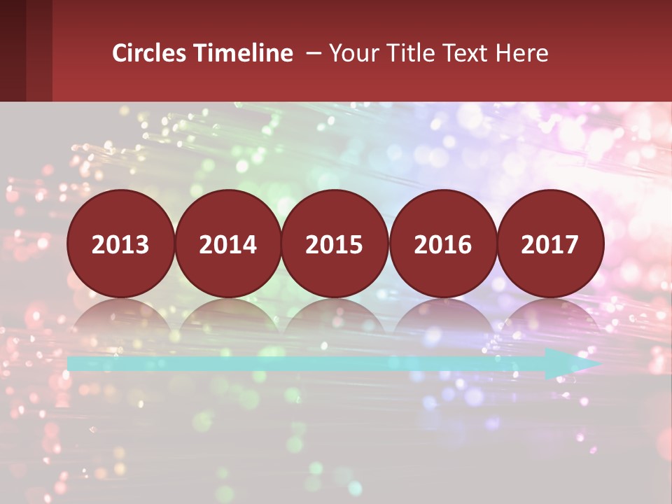 Presentation Data Blur PowerPoint Template