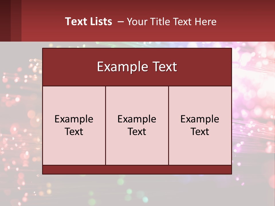 Presentation Data Blur PowerPoint Template