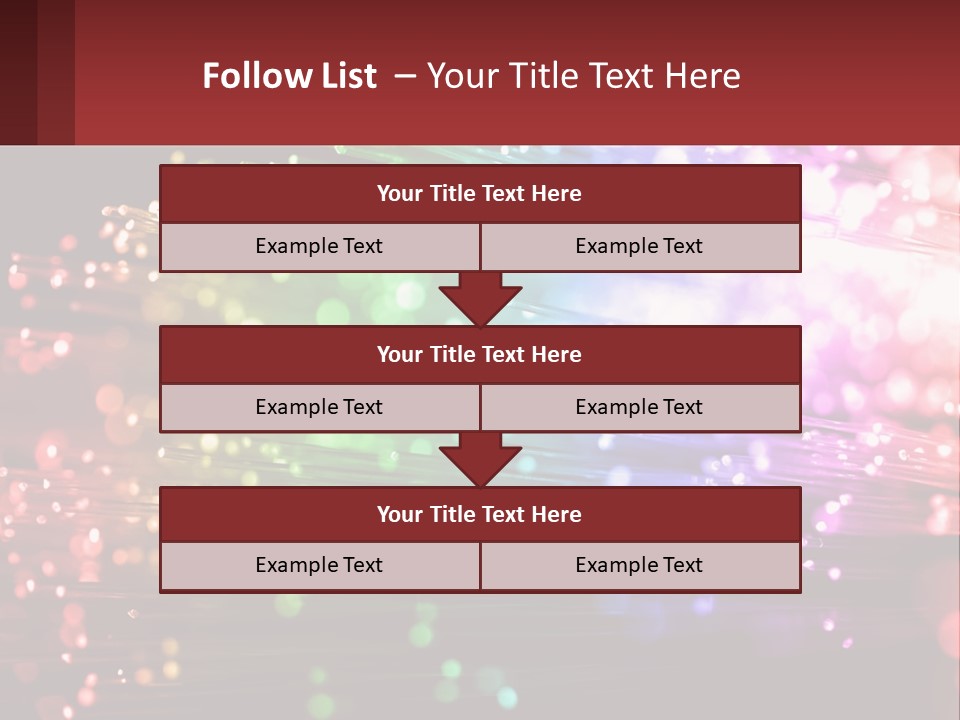 Presentation Data Blur PowerPoint Template