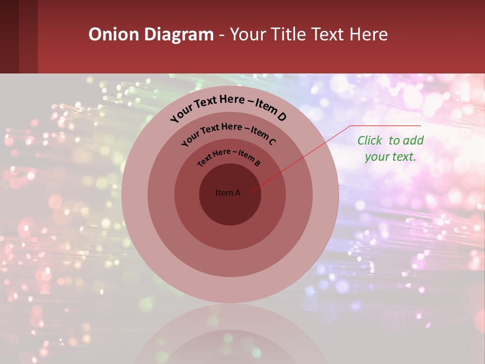 Presentation Data Blur PowerPoint Template
