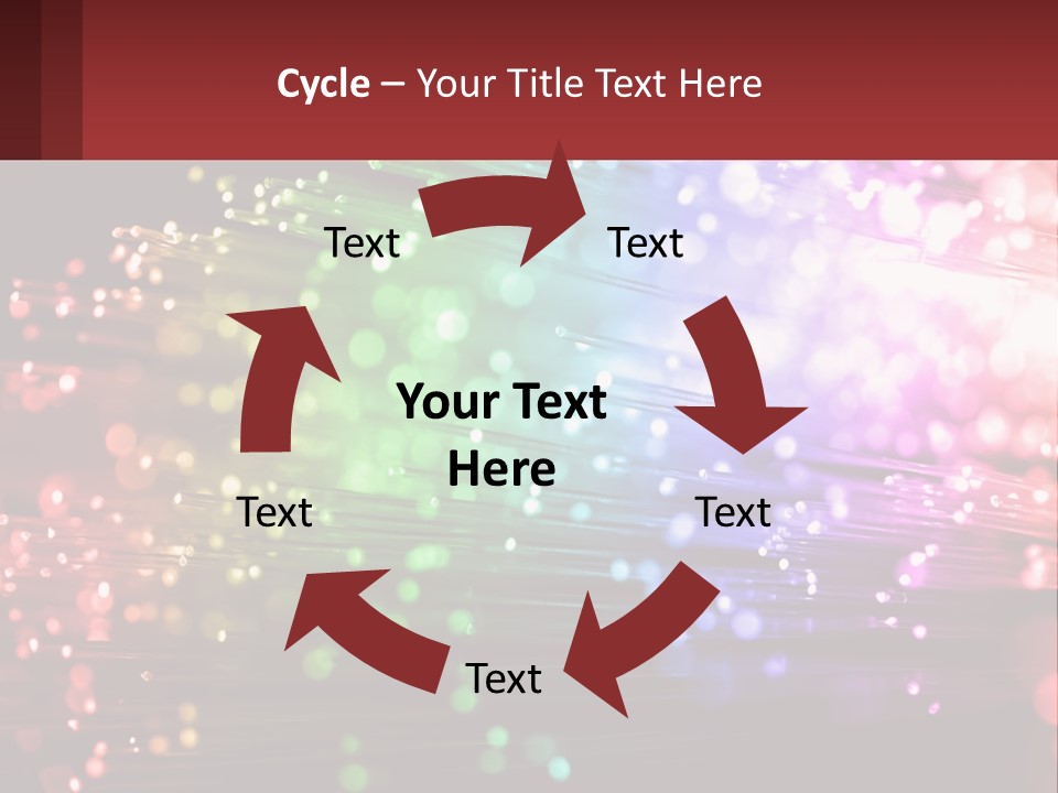 Presentation Data Blur PowerPoint Template