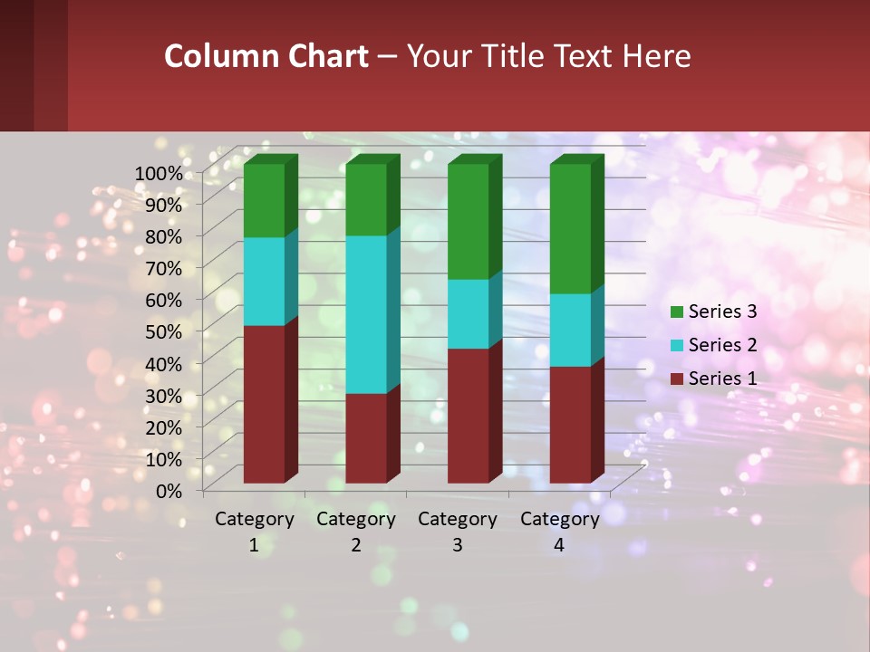 Presentation Data Blur PowerPoint Template