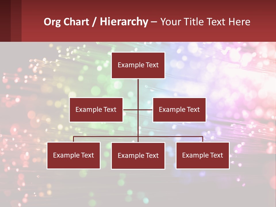 Presentation Data Blur PowerPoint Template