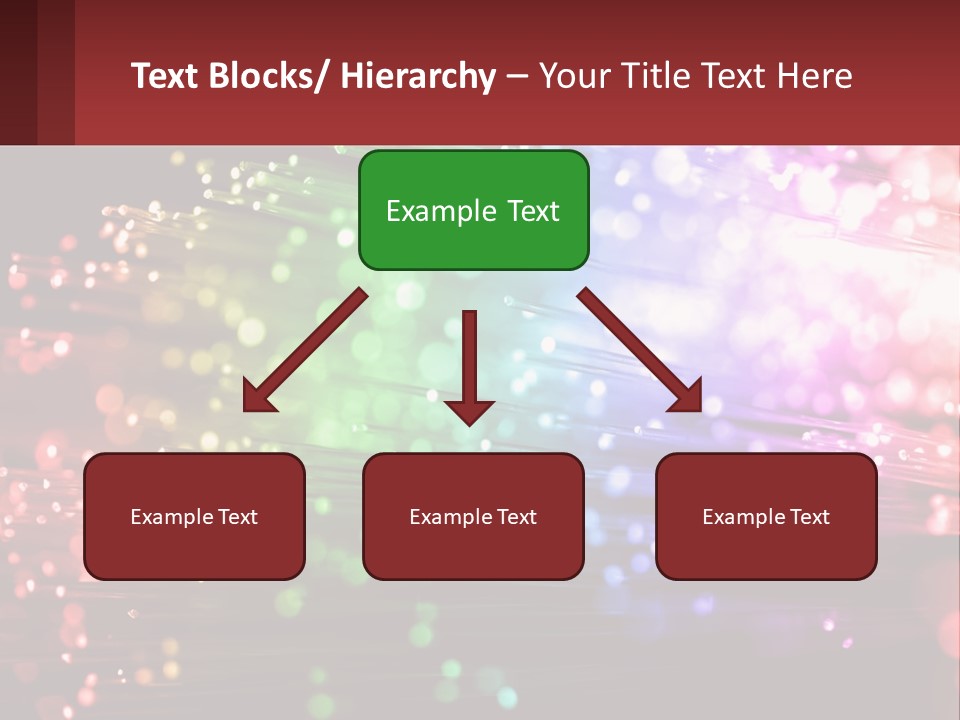 Presentation Data Blur PowerPoint Template