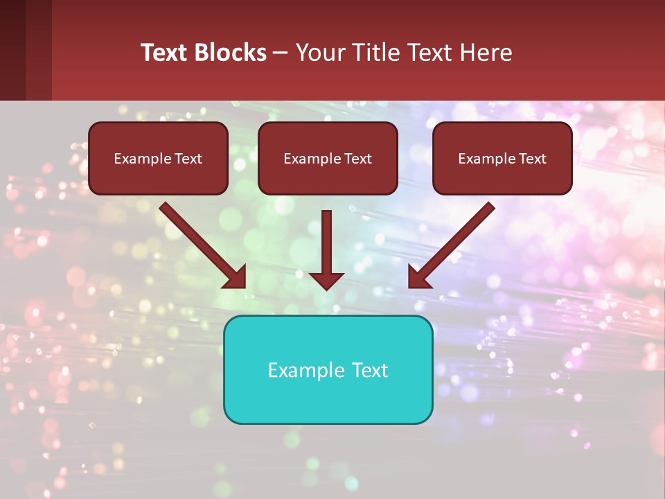 Presentation Data Blur PowerPoint Template