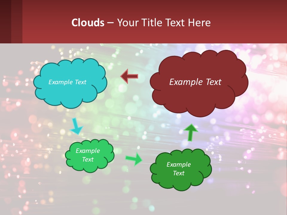 Presentation Data Blur PowerPoint Template