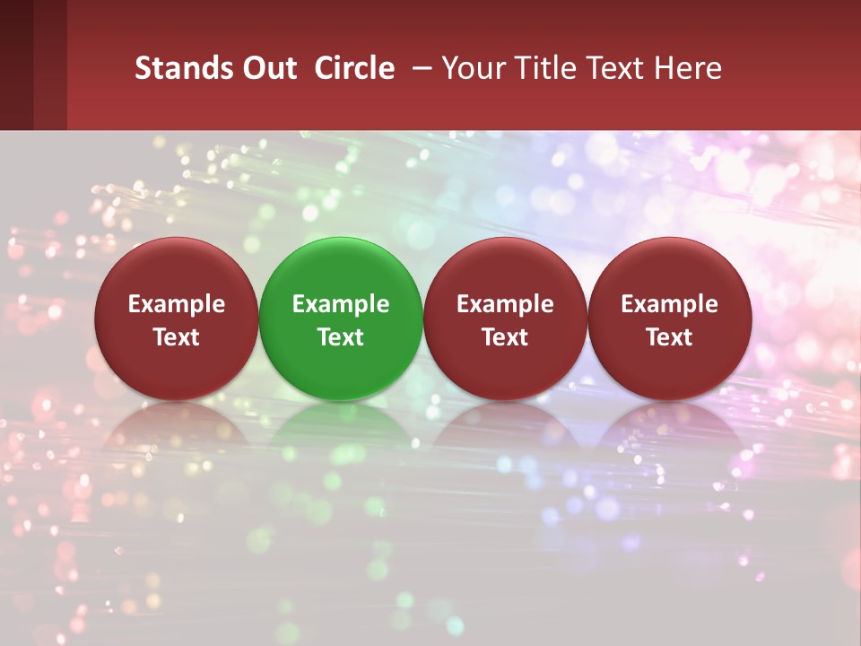 Presentation Data Blur PowerPoint Template