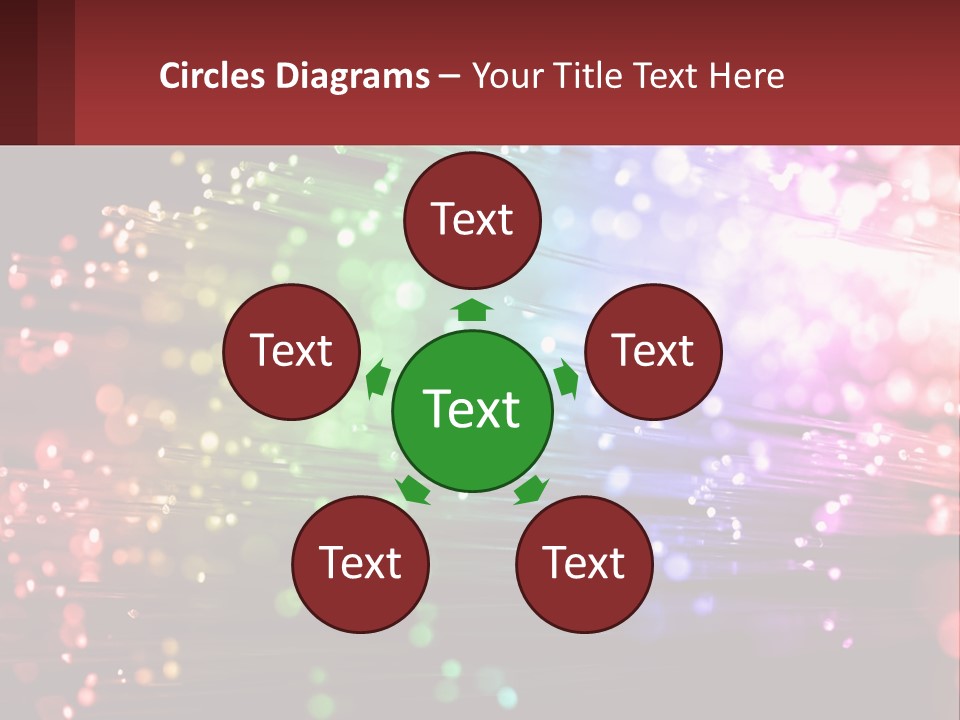 Presentation Data Blur PowerPoint Template