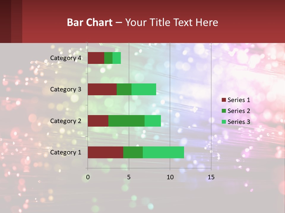 Presentation Data Blur PowerPoint Template