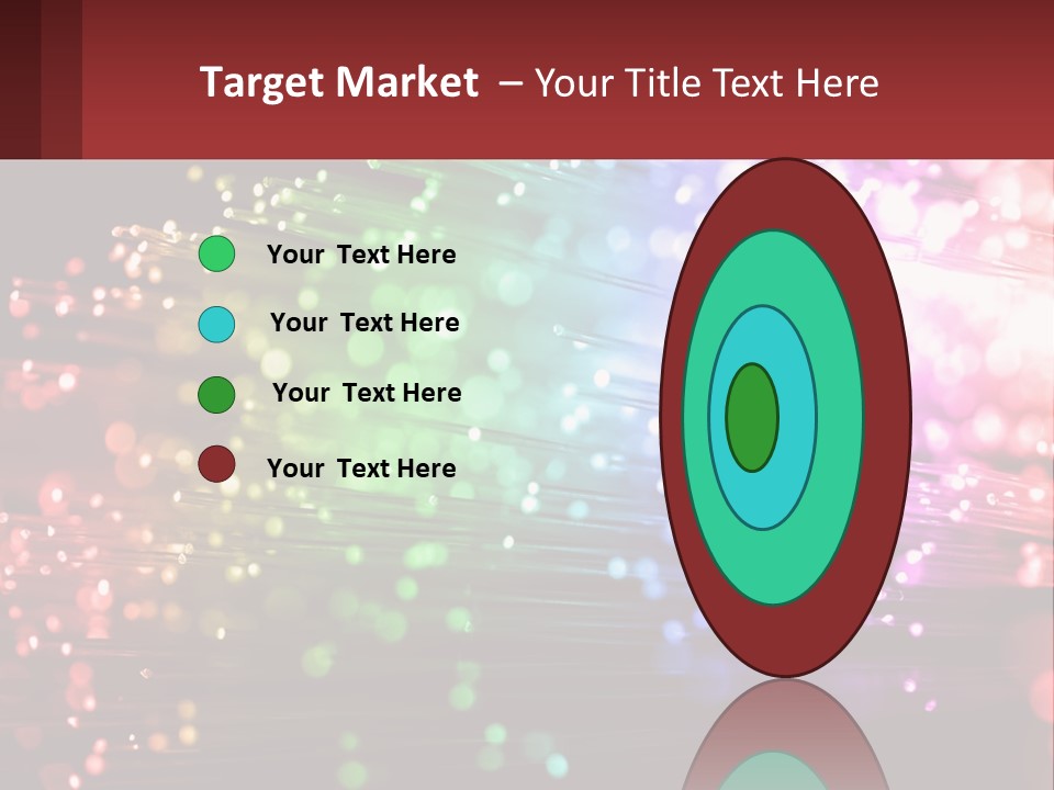 Presentation Data Blur PowerPoint Template