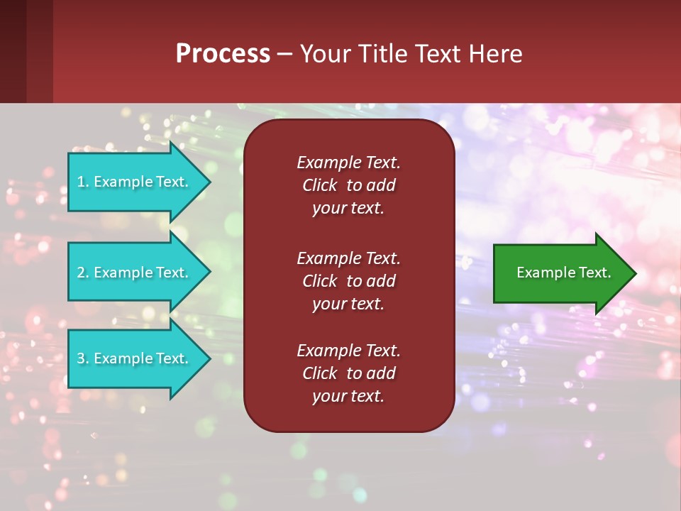 Presentation Data Blur PowerPoint Template
