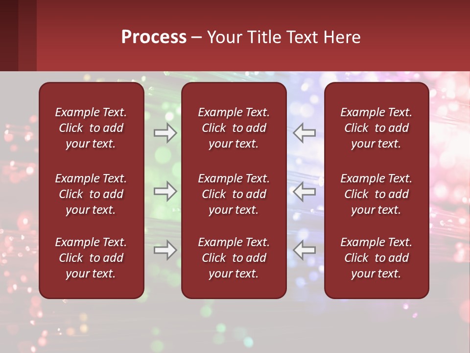Presentation Data Blur PowerPoint Template