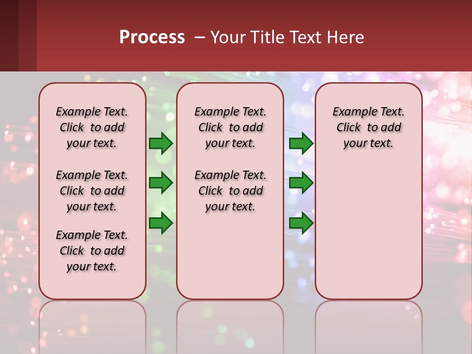 Presentation Data Blur PowerPoint Template