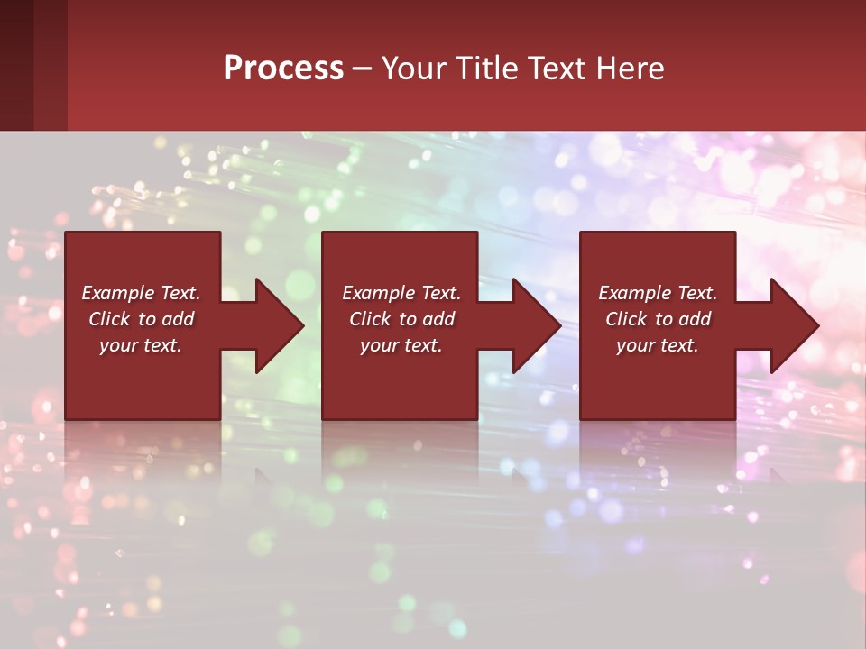 Presentation Data Blur PowerPoint Template
