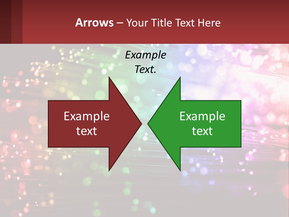 Presentation Data Blur PowerPoint Template