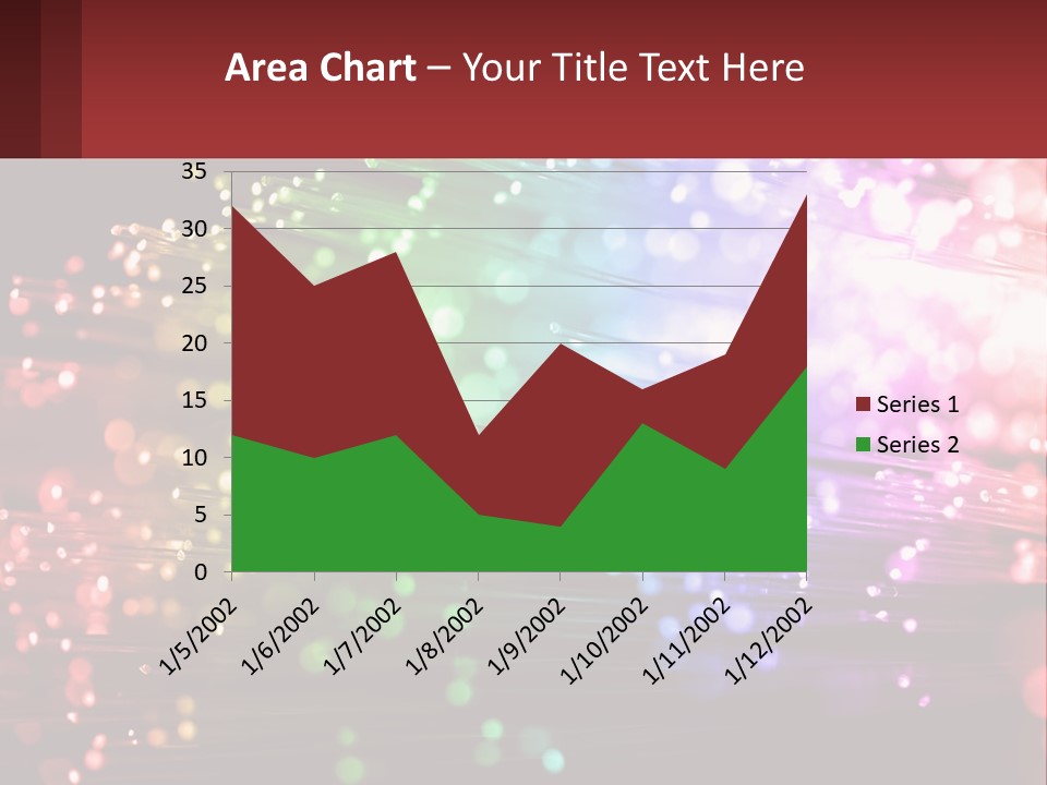 Presentation Data Blur PowerPoint Template