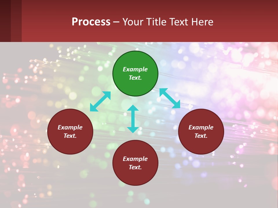 Presentation Data Blur PowerPoint Template