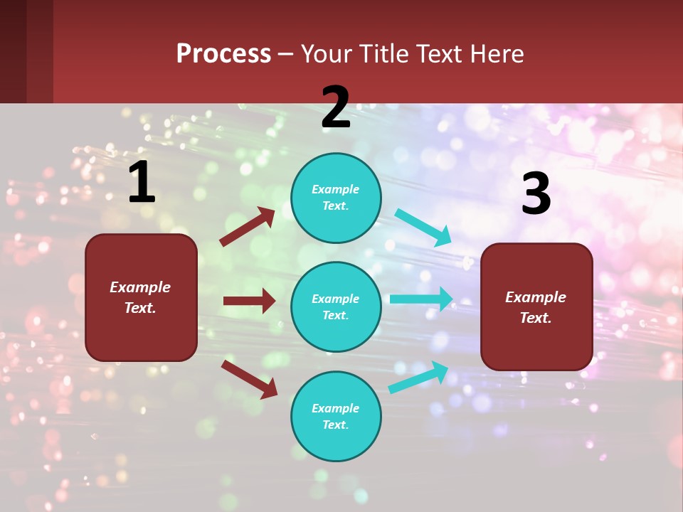 Presentation Data Blur PowerPoint Template
