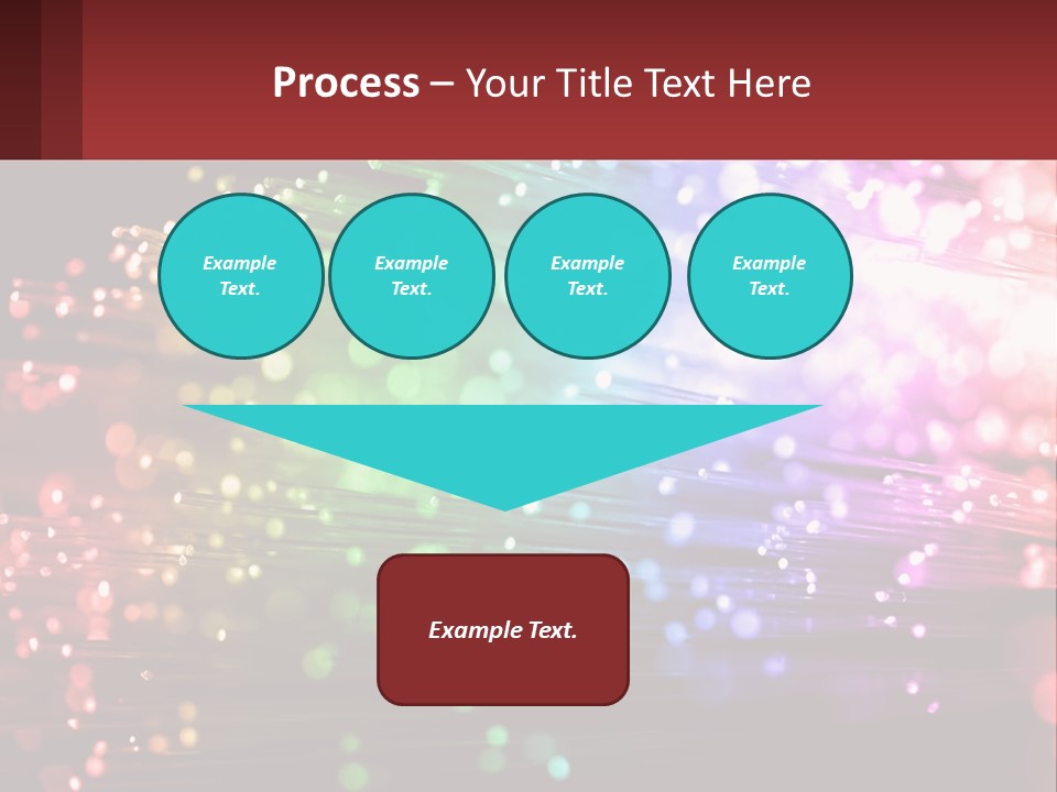 Presentation Data Blur PowerPoint Template