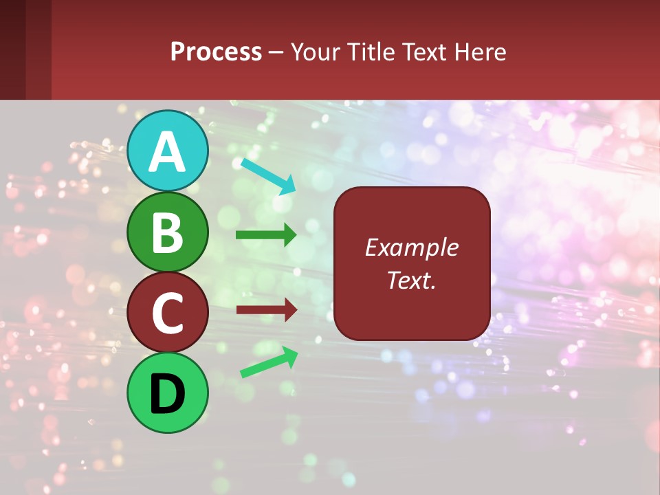 Presentation Data Blur PowerPoint Template