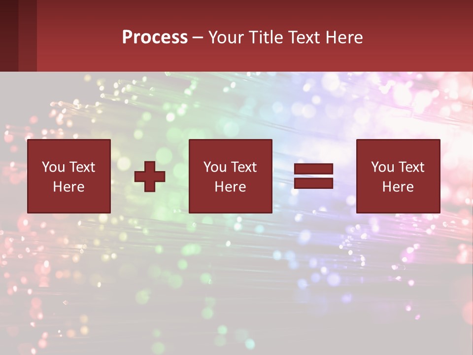 Presentation Data Blur PowerPoint Template