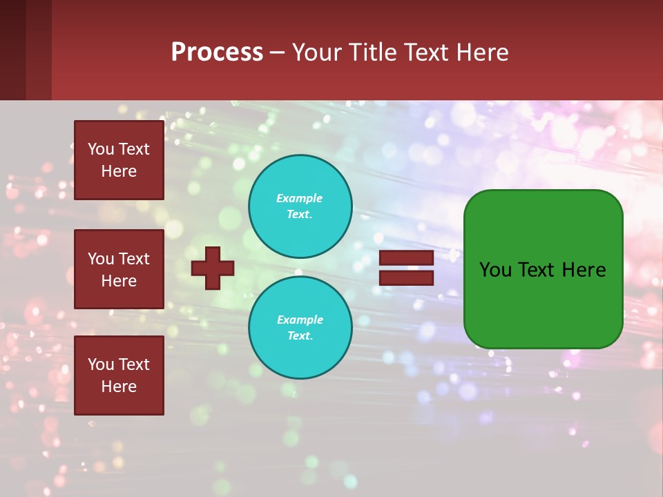 Presentation Data Blur PowerPoint Template