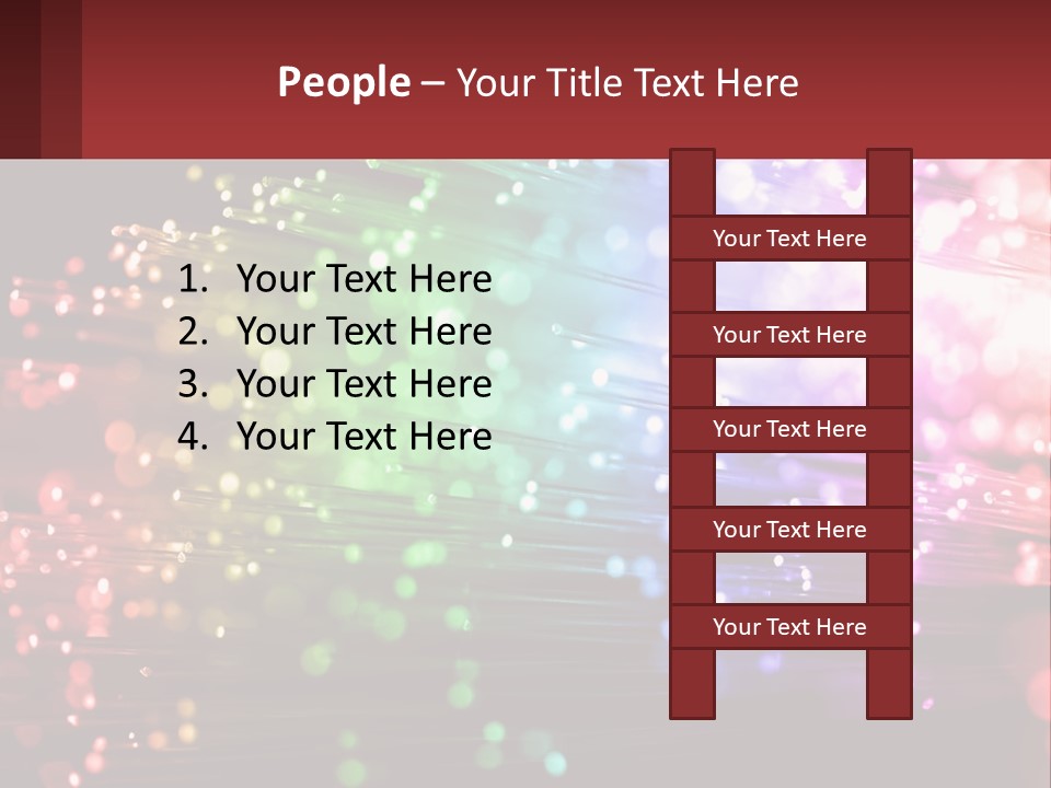Presentation Data Blur PowerPoint Template