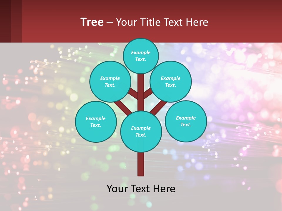 Presentation Data Blur PowerPoint Template