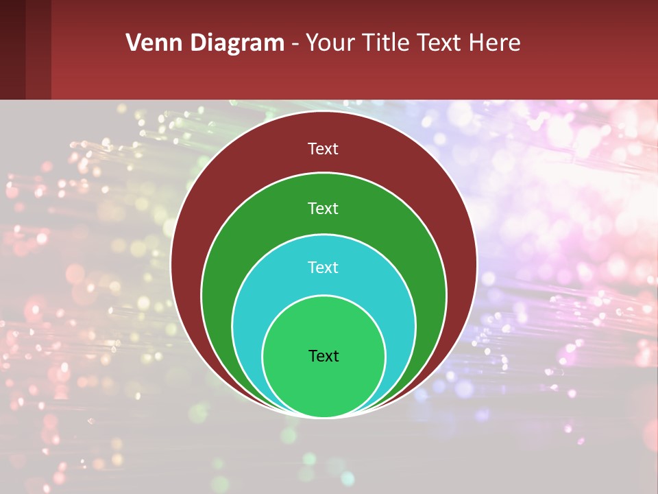 Presentation Data Blur PowerPoint Template