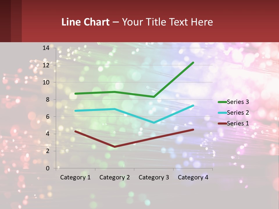 Presentation Data Blur PowerPoint Template