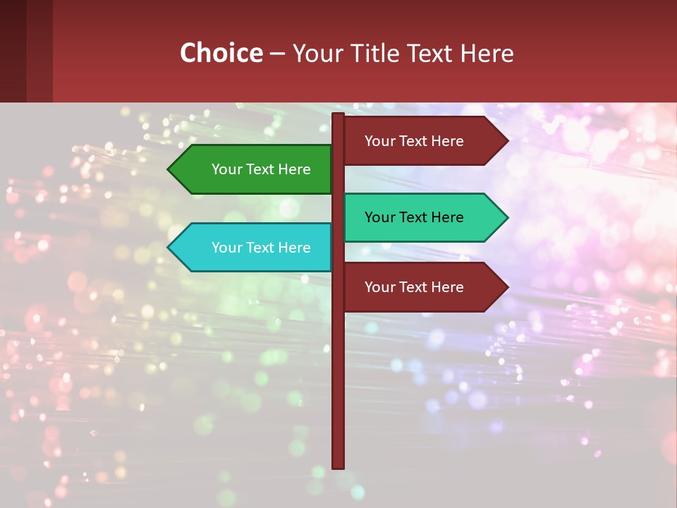 Presentation Data Blur PowerPoint Template