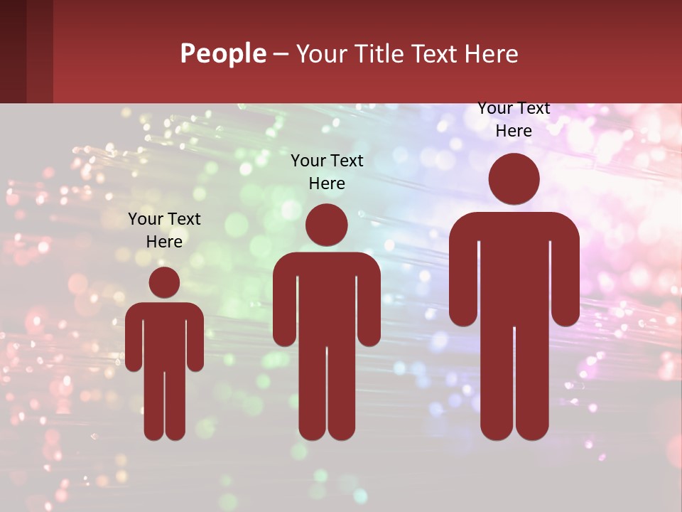 Presentation Data Blur PowerPoint Template
