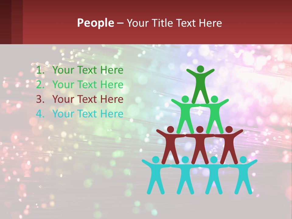 Presentation Data Blur PowerPoint Template