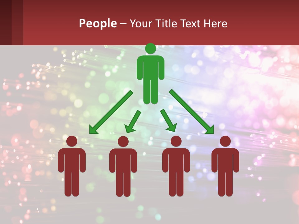 Presentation Data Blur PowerPoint Template