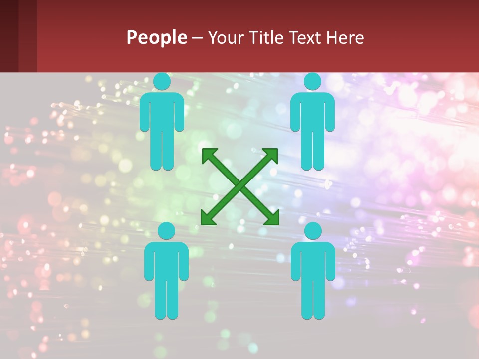 Presentation Data Blur PowerPoint Template