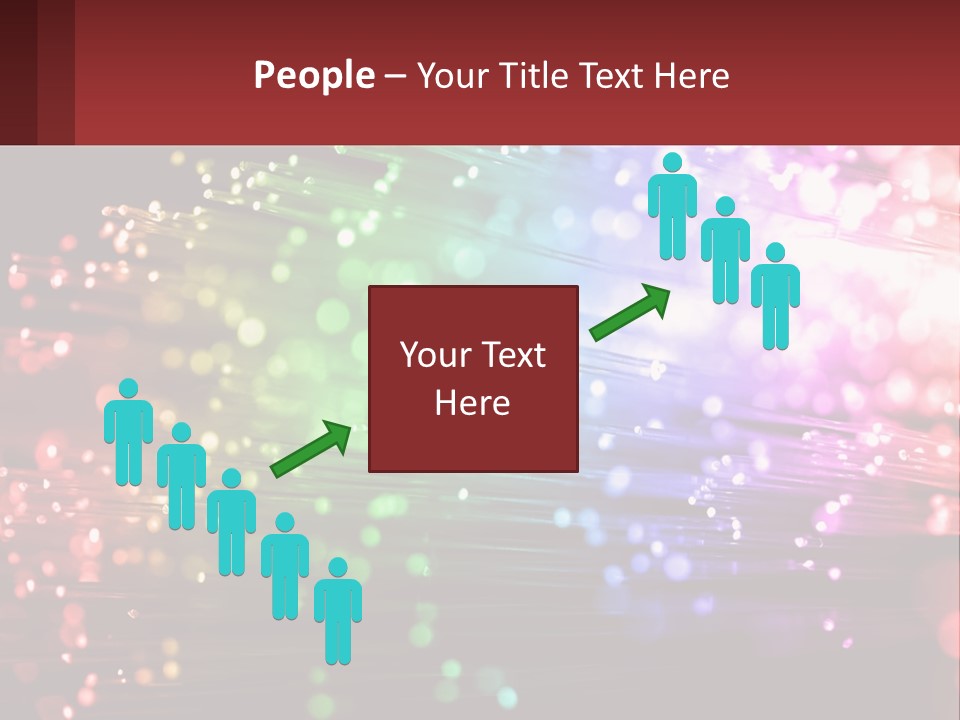 Presentation Data Blur PowerPoint Template