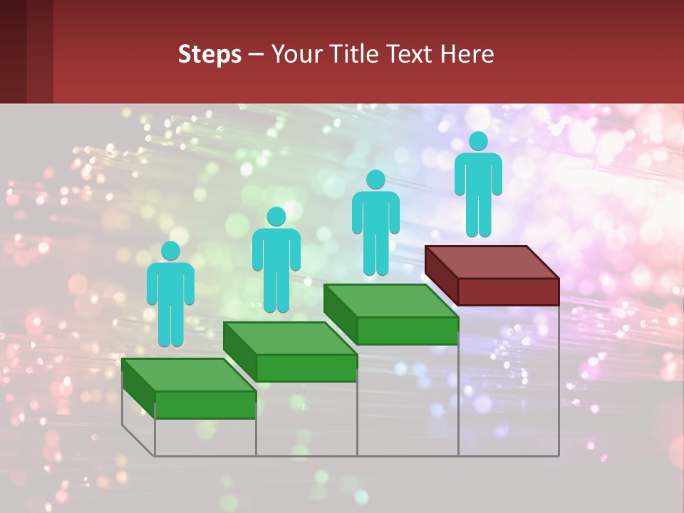 Presentation Data Blur PowerPoint Template