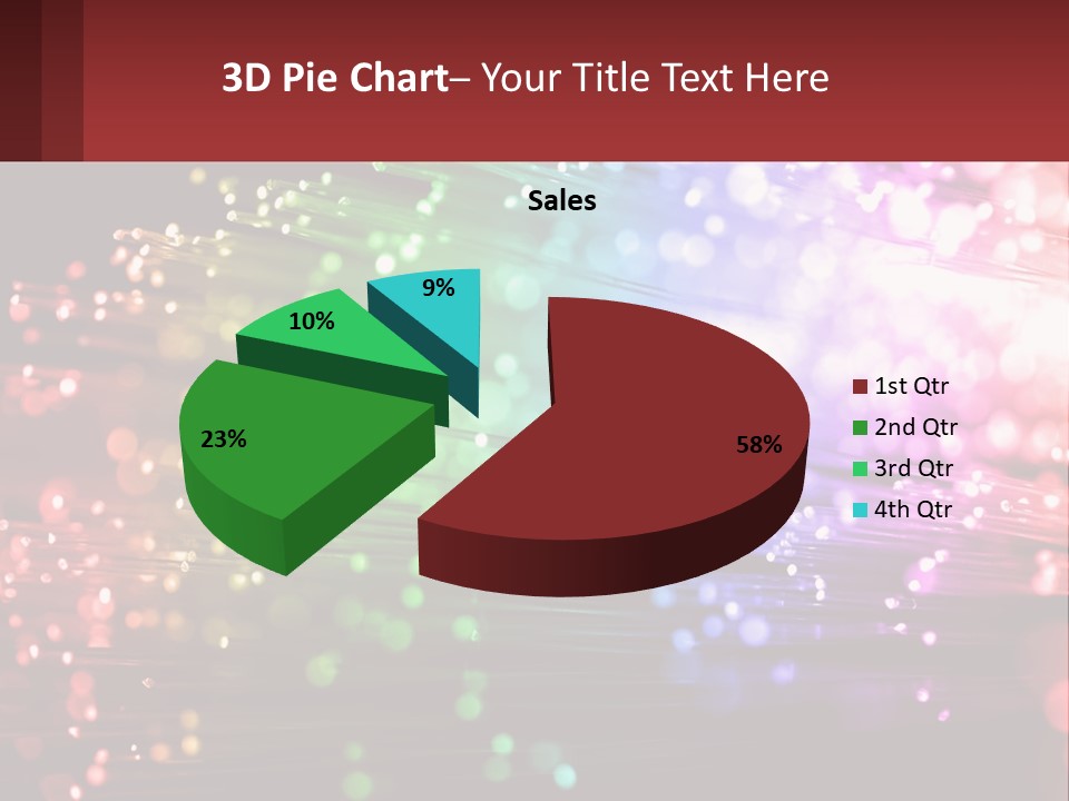 Presentation Data Blur PowerPoint Template
