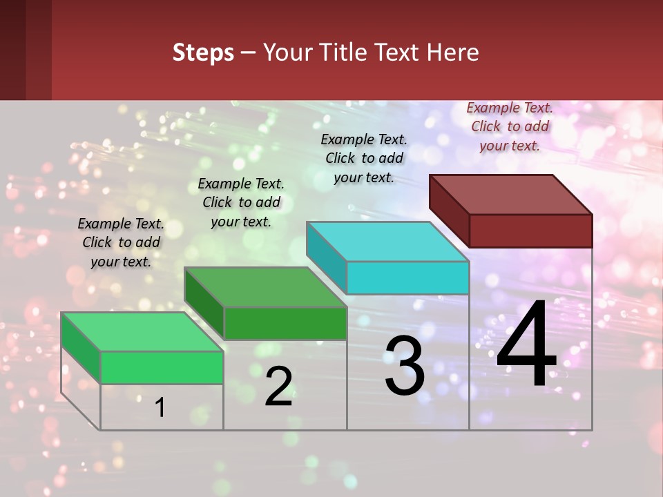 Presentation Data Blur PowerPoint Template