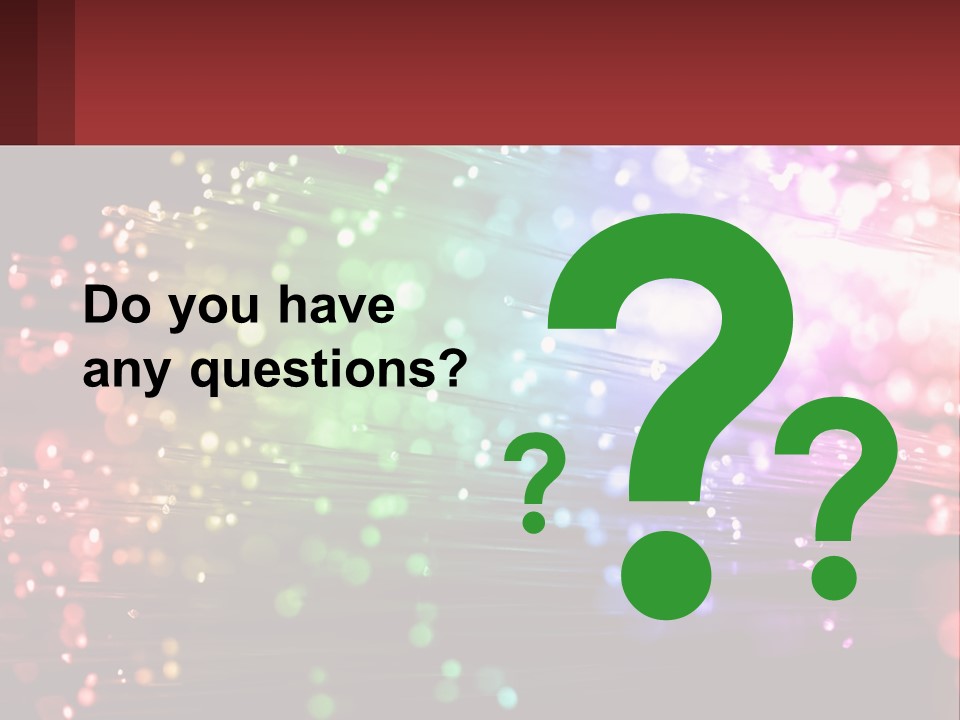 Presentation Data Blur PowerPoint Template