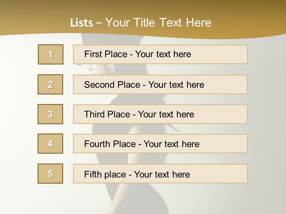 Club Feminine Beauty PowerPoint Template