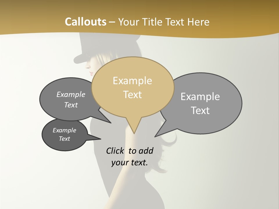 Club Feminine Beauty PowerPoint Template