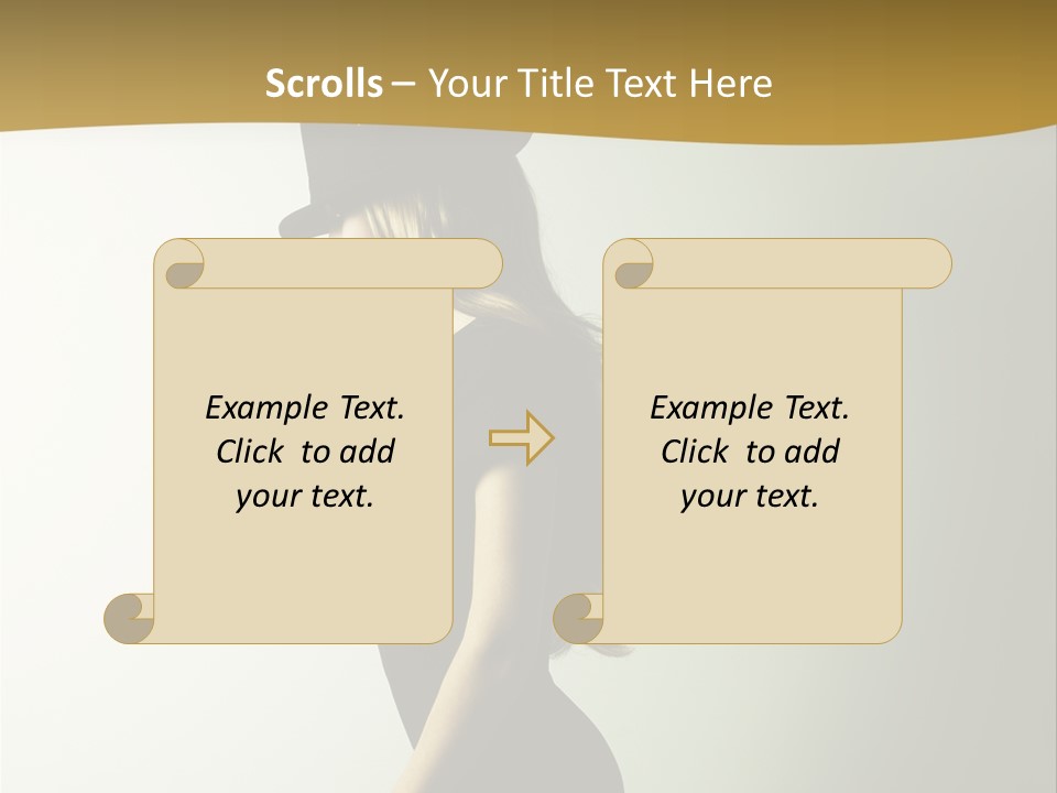 Club Feminine Beauty PowerPoint Template