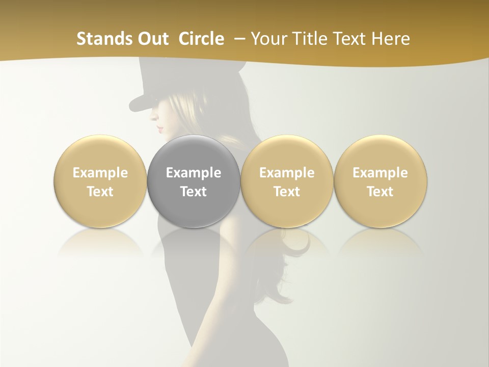 Club Feminine Beauty PowerPoint Template