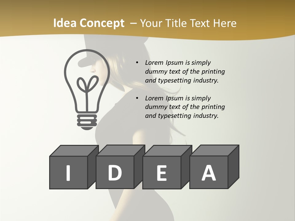 Club Feminine Beauty PowerPoint Template