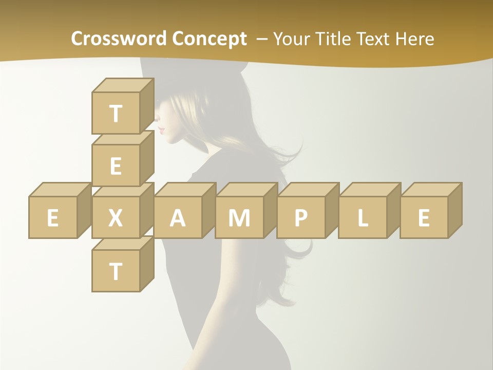 Club Feminine Beauty PowerPoint Template