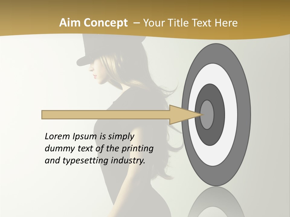 Club Feminine Beauty PowerPoint Template