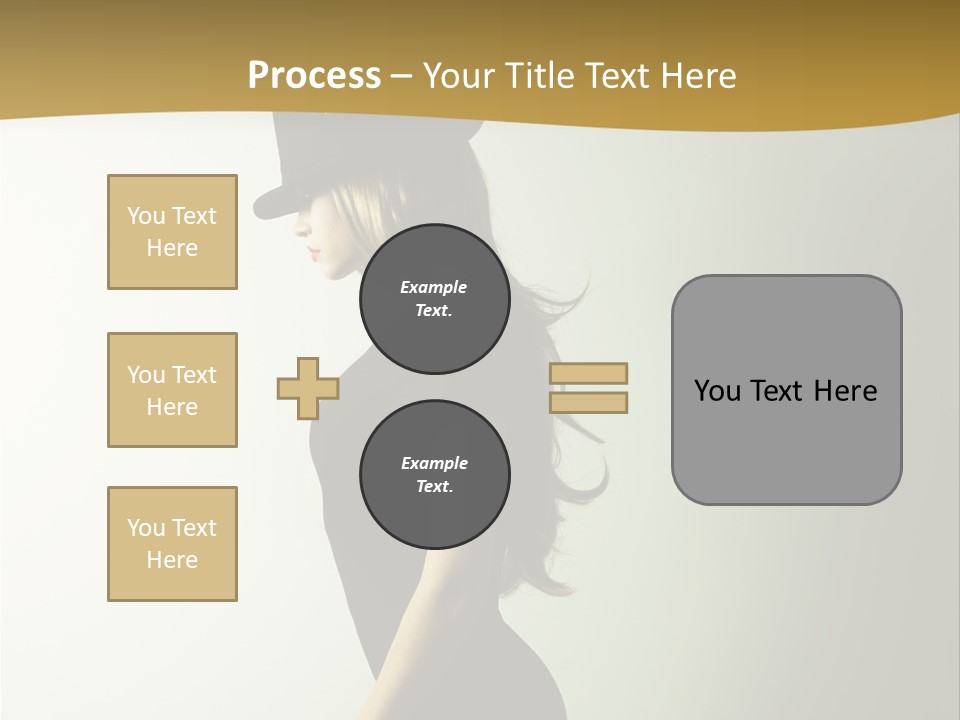 Club Feminine Beauty PowerPoint Template