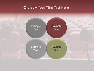 Red Secondary School Empty PowerPoint Template