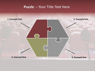 Red Secondary School Empty PowerPoint Template